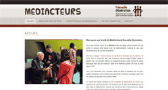 Desktop Screenshot of mediacteurs.com